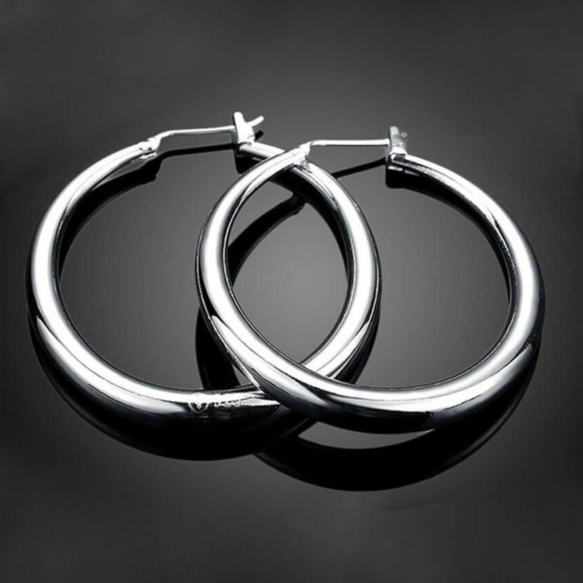 Sterling Silver Hoop Earrings